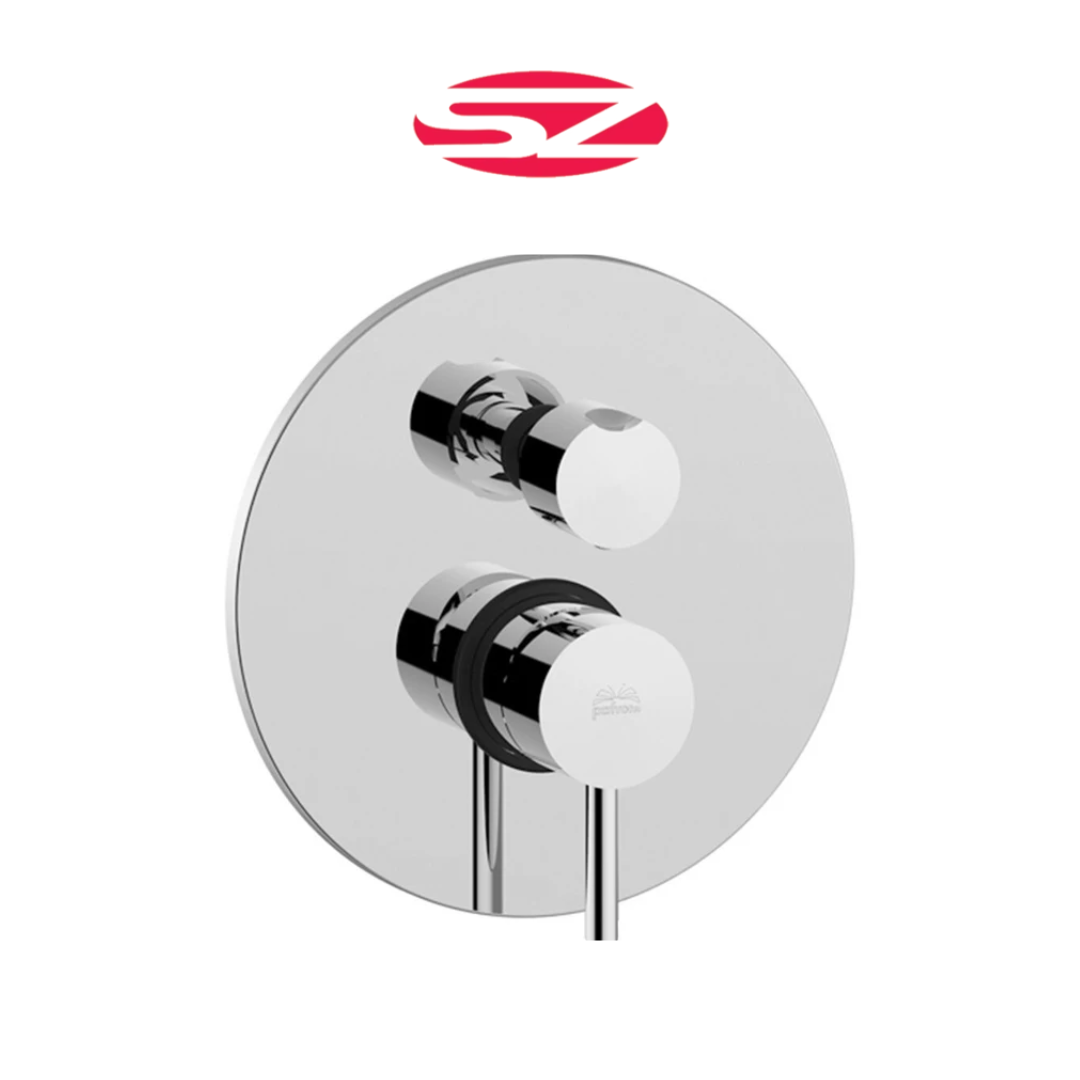 PAFFONI Rubinetto Miscelatore Incasso Doccia con Deviatore 3 Uscite Cromato Serie LIGHT LIG019CR