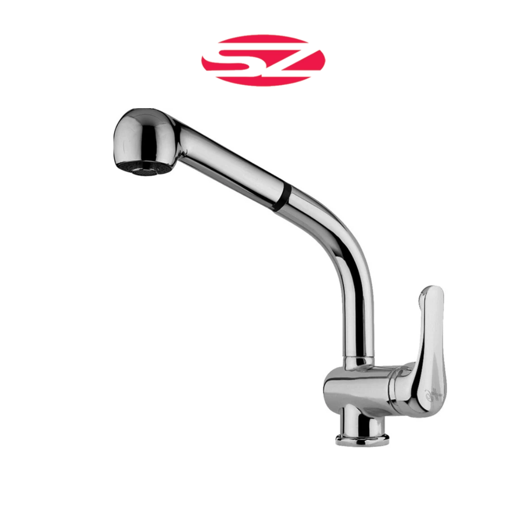 PAFFONI Rubinetto Miscelatore lavello monoforo Con Doccetta Laterale Serie Nettuno NT185CR