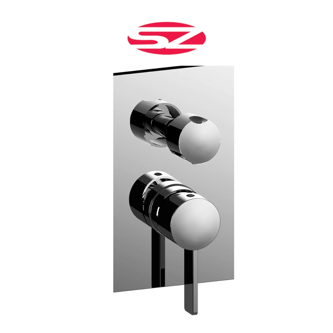 PAFFONI Rubinetto Miscelatore Incasso Doccia con Deviatore 3 Uscite Cromato Serie ROCK RO019CR