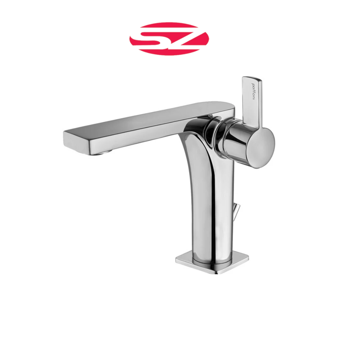 PAFFONI Rubinetto Miscelatore Lavabo Cromato Senza Scarico Serie Rock RO071CR