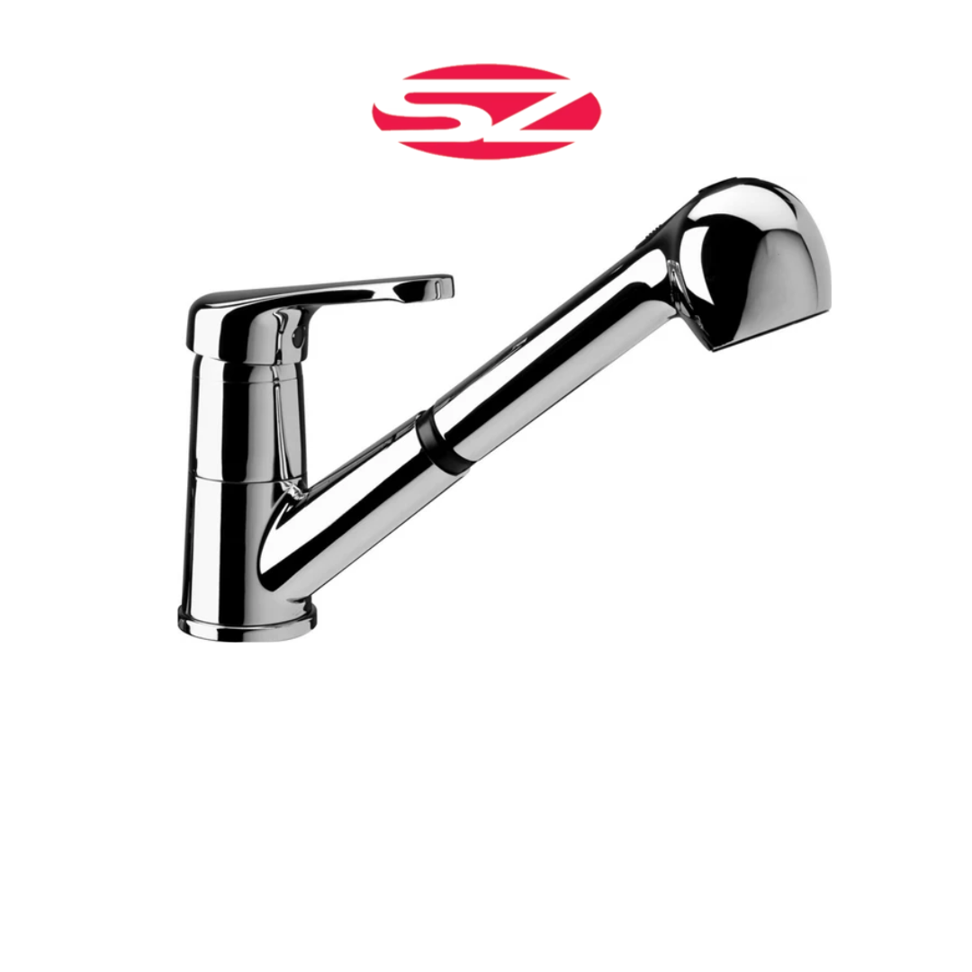 PAFFONI Rubinetto Miscelatore lavello monoforo Con Doccetta Serie Nettuno NT183CR