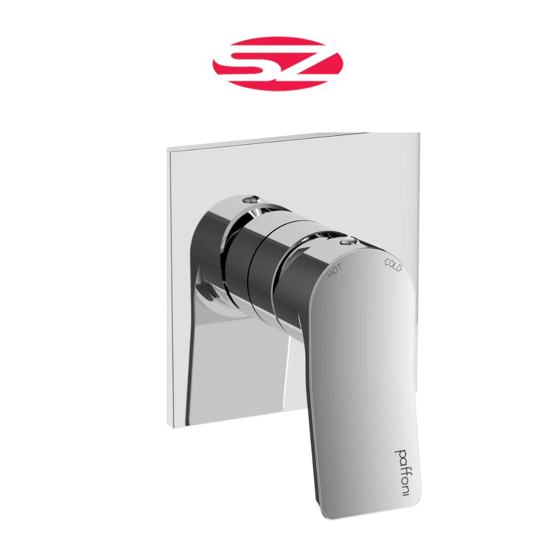 PAFFONI Rubinetto Miscelatore Incasso Doccia 1 Uscita Cromato Serie Tilt TI010CR