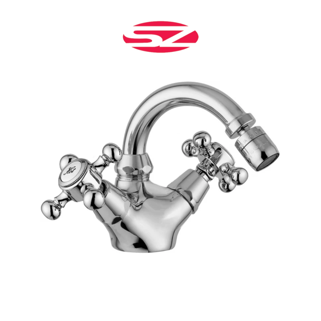 PAFFONI Monoforo bidet con canna orientabile Cromato Serie Viola VLV137CR