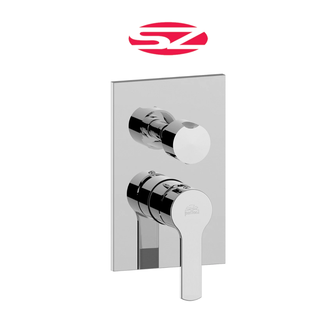 PAFFONI Rubinetto Miscelatore Incasso Doccia con Deviatore 3 Uscite Cromato Serie West WS019CR