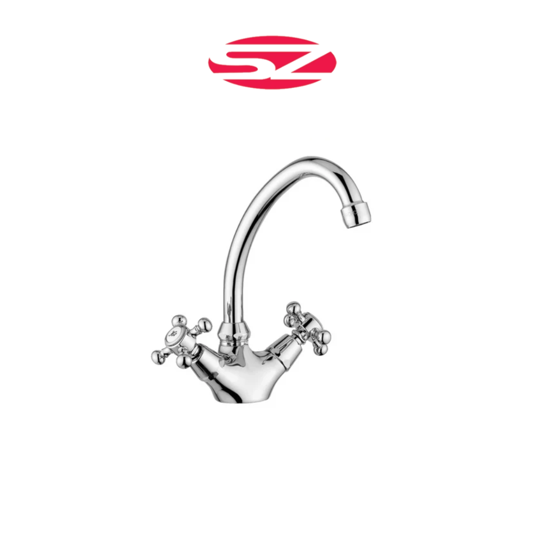 PAFFONI Monoforo lavabo con canna orientabile Cromato Serie Viola VLV077CR