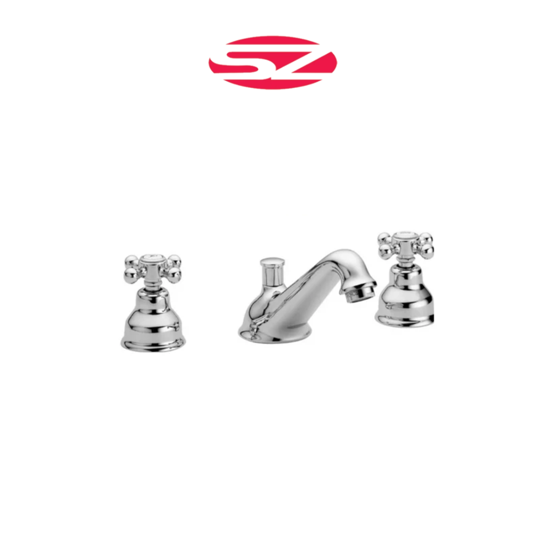 PAFFONI Batteria lavabo  bocca Retrò Cromata Serie Viola VLV058CR