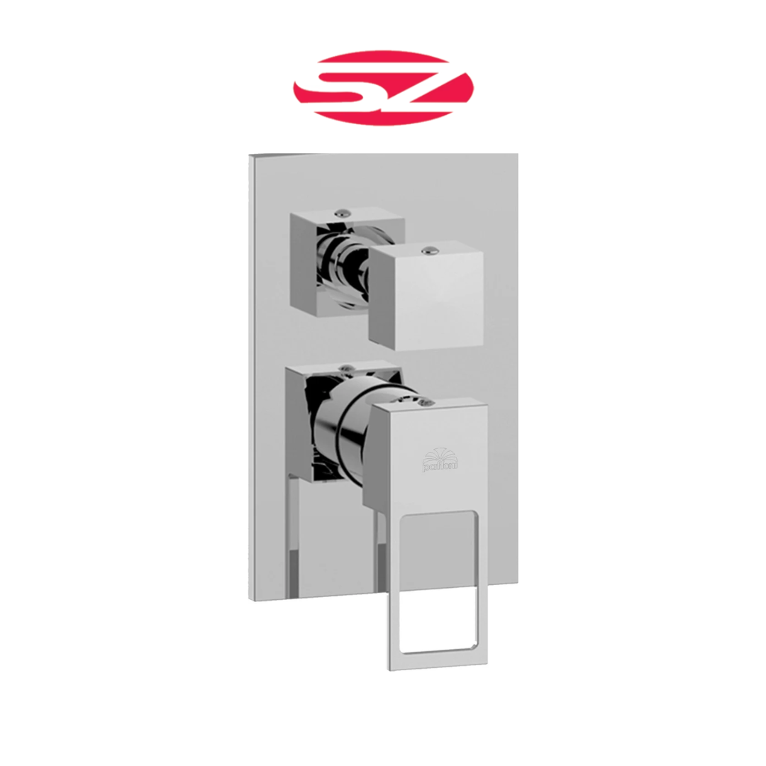 PAFFONI Rubinetto Miscelatore Incasso Doccia con Cartuccia Deviatore 3 Uscite Cromato Serie Effe EF019CR