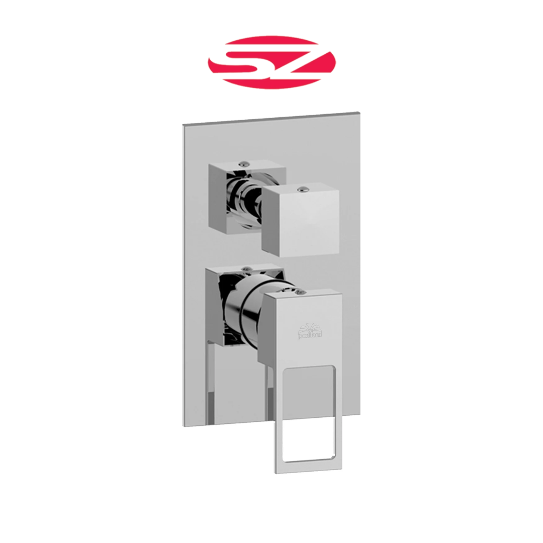 PAFFONI Rubinetto Miscelatore Incasso Doccia con Deviatore 2 Uscite Cromato Serie Effe EF018CR