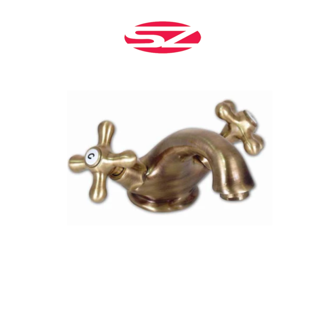 PAFFONI Monoforo lavabo Retrò Bronzo Serie Iris IRV065BR