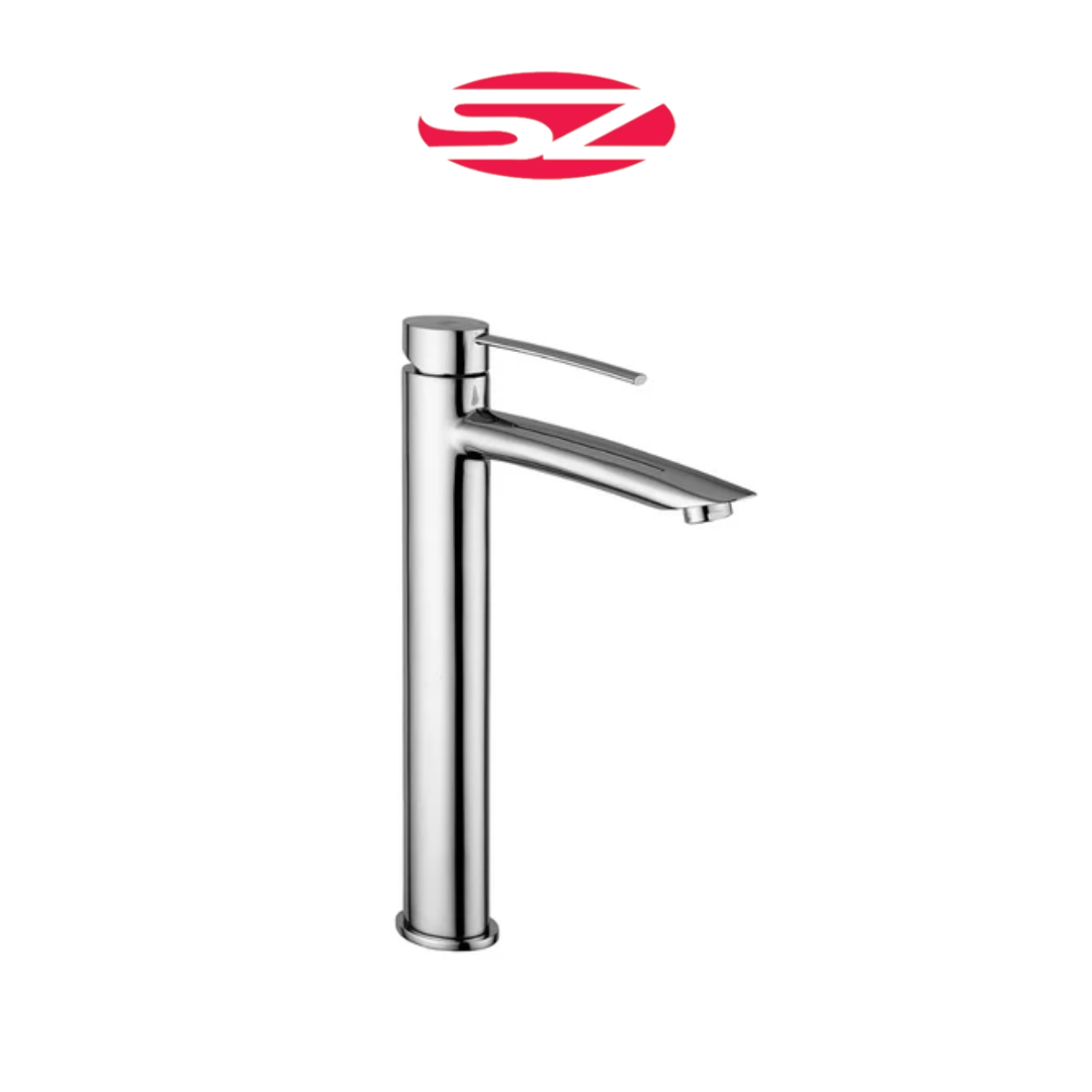 PAFFONI Rubinetto Miscelatore Lavabo Prolungato Cromato con Scarico Clic-Clac Serie Berry BR081KCR