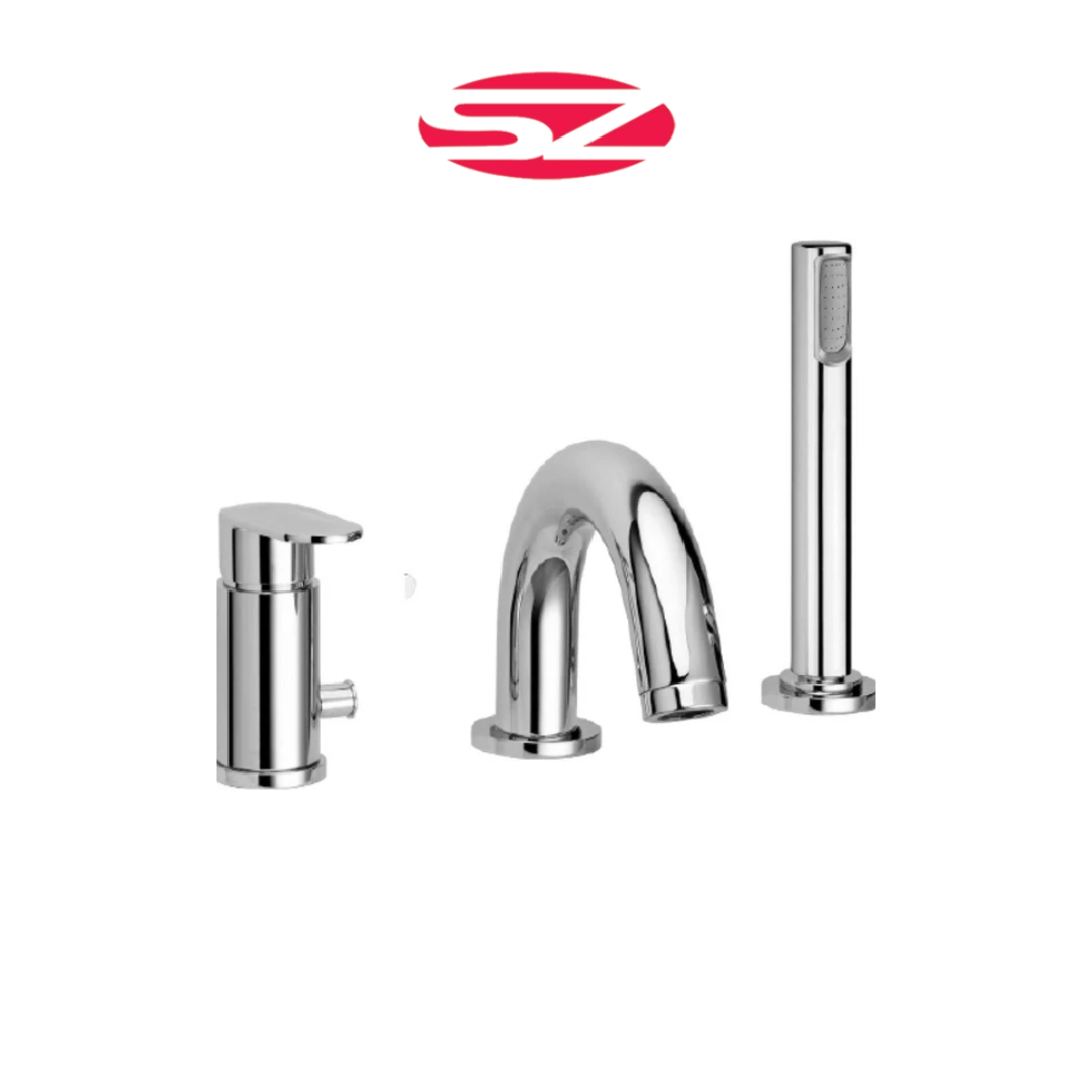 PAFFONI Rubinetto Miscelatore Bordo Vasca Con Deviatore Cromato Serie Candy CA040LCR