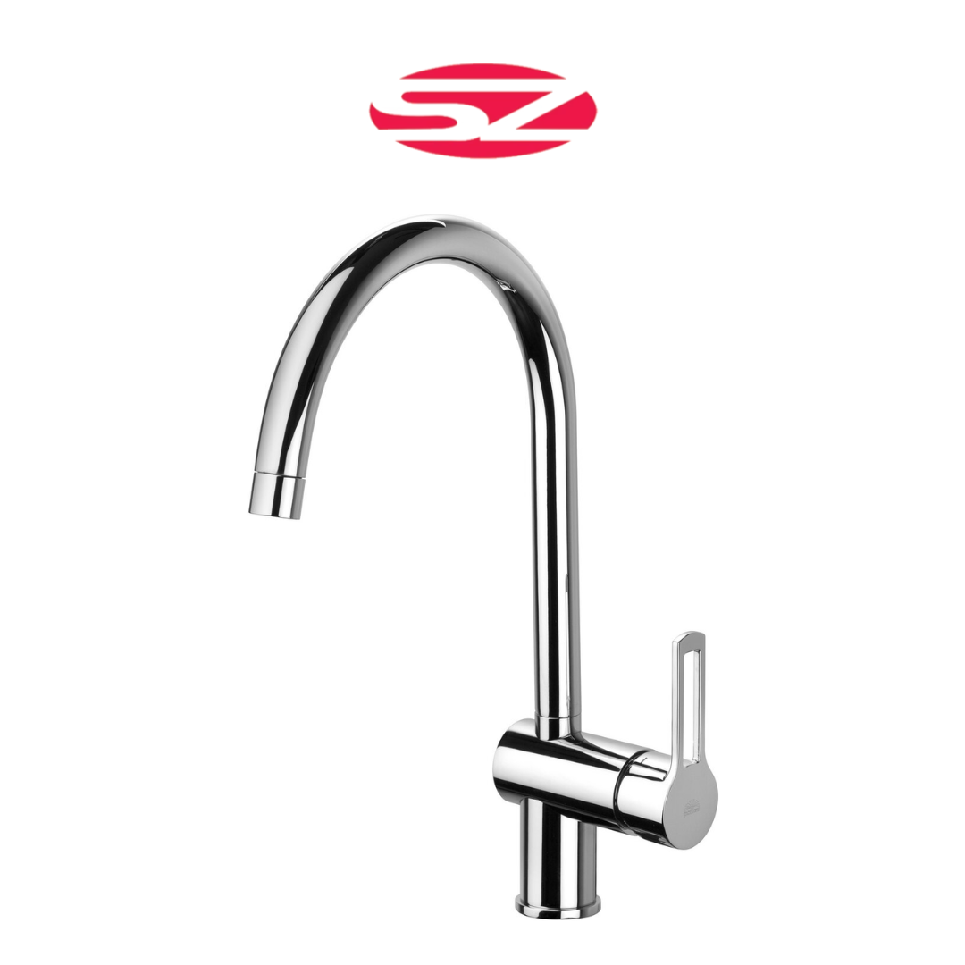 PAFFONI Rubinetto Miscelatore Lavello Cucina Cromato Serie West WS180CR