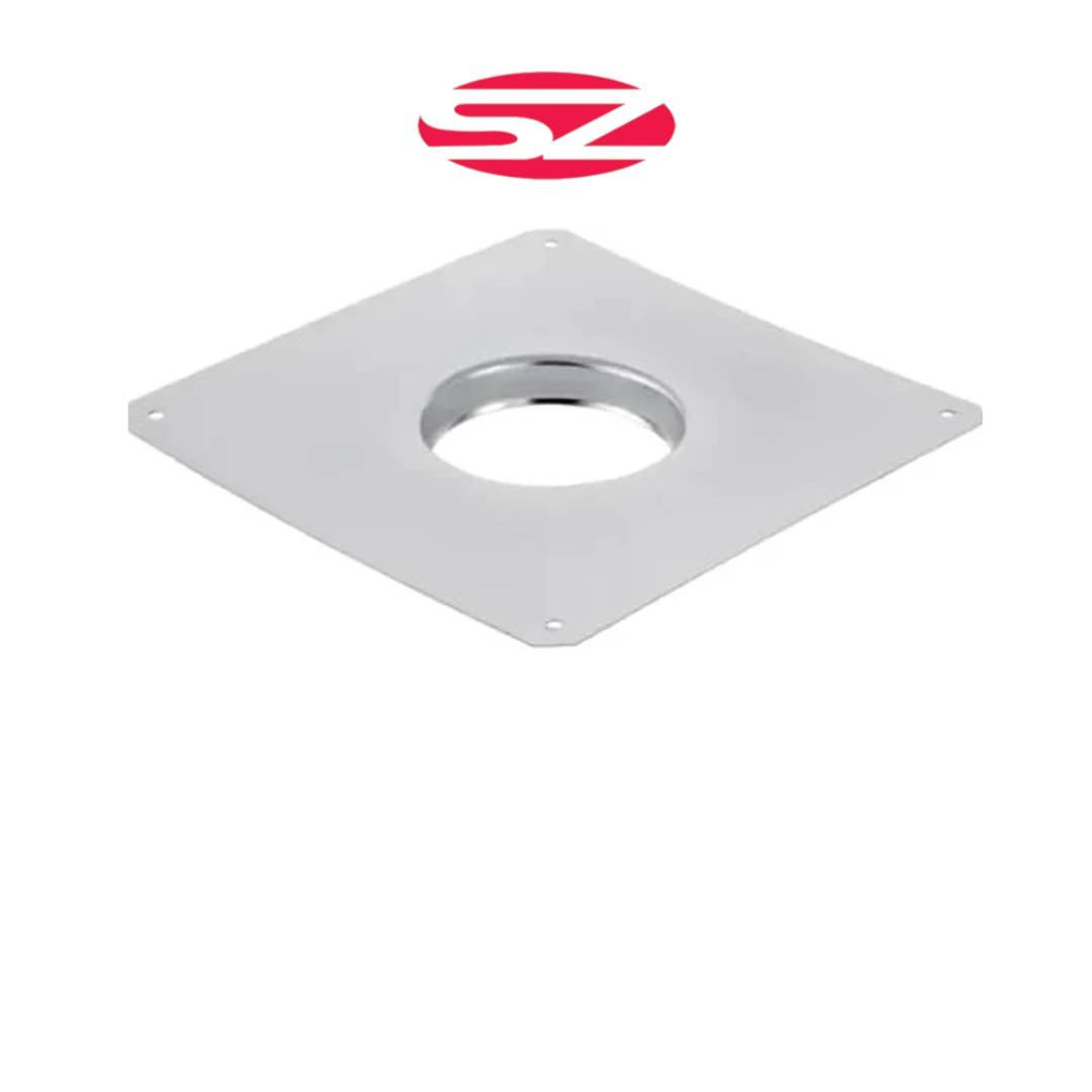 GEBERIT Bordo Piatto in Rame Stagnato 25x25 cm Per Sifone a Pavimento 388.123.24.1
