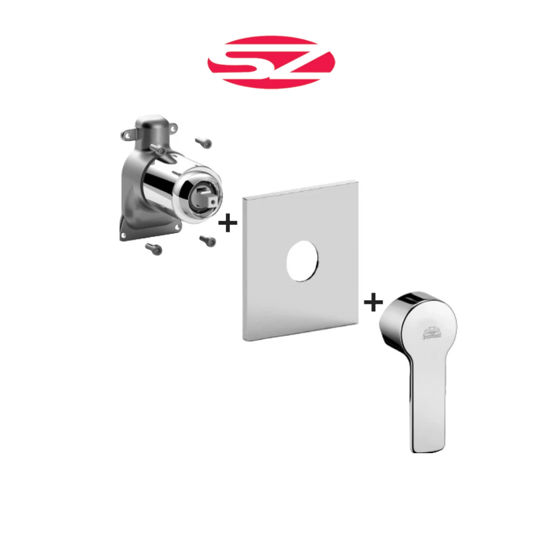 PAFFONI Set Esterno Miscelatore Incasso Doccia 1 Uscita Serie Red REDBOX010CR