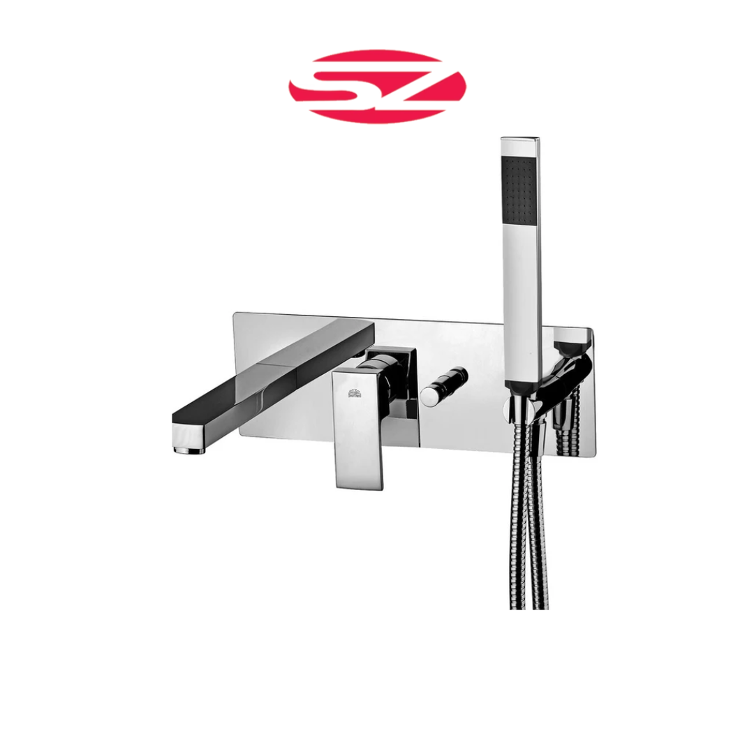 PAFFONI Rubinetto Miscelatore Incasso Vasca/Doccia Con Deviatore a Pulsante Cromato Serie Elle EL001CR