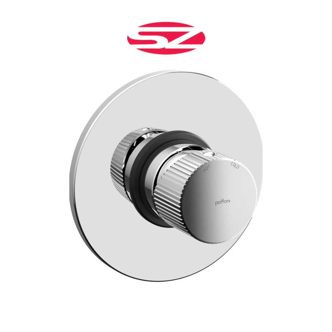 PAFFONI Rubinetto Miscelatore Incasso Doccia 1 Uscita Con Piatra Lusso Cromato Serie JO JO011CR
