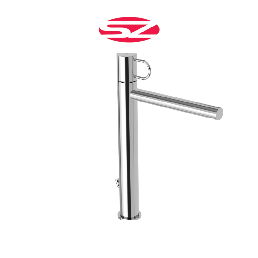 PAFFONI Rubinetto Miscelatore Lavabo Prolungato Cromato con Piletta Clic-Clac Serie Joker JK081KCR