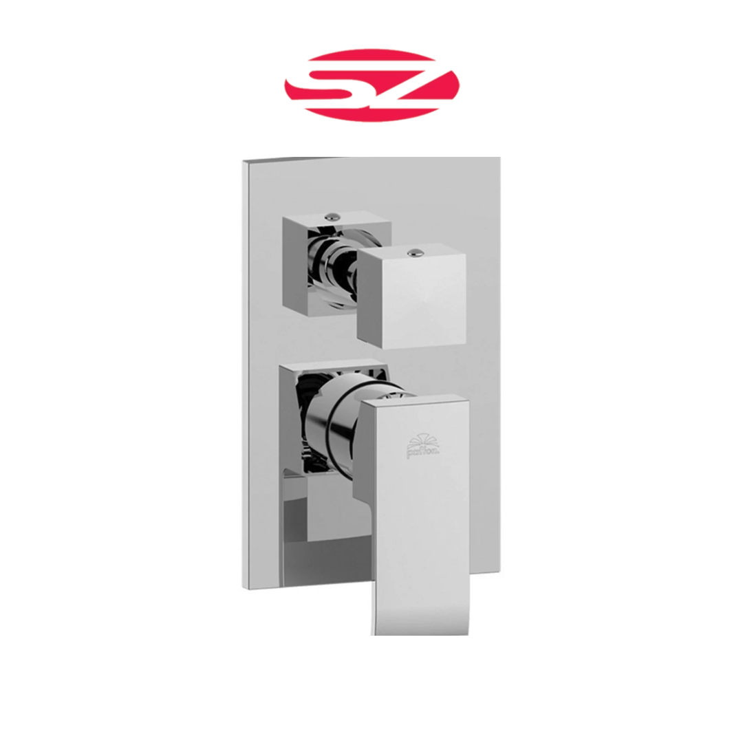 PAFFONI Rubinetto Miscelatore Incasso doccia 2 Uscite Cromato Serie Level LES018CR