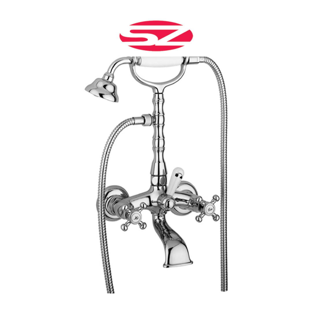 PAFFONI Rubinetto Vasca con Vitone Ceram. Cromato Serie Belinda FBLV023CR