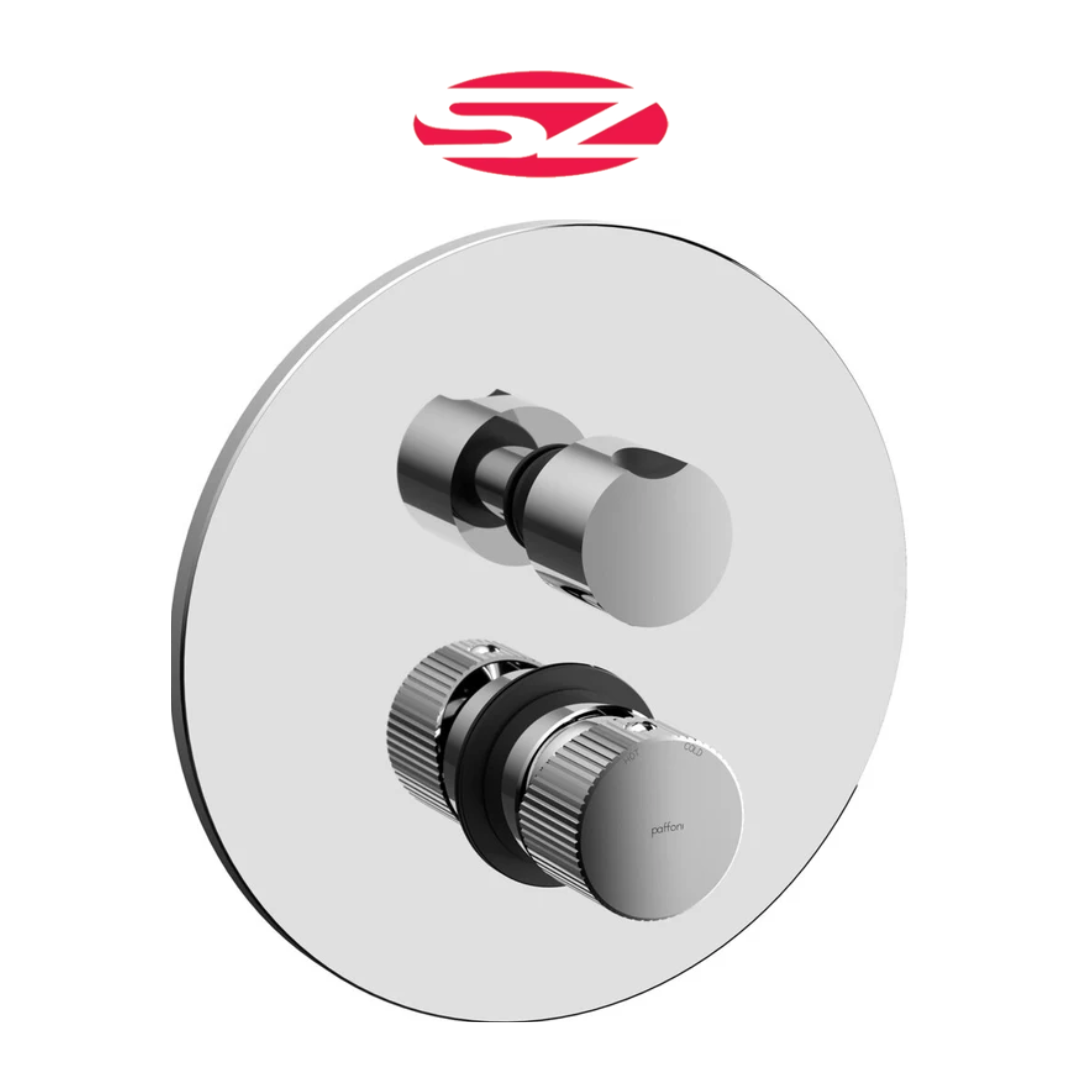 PAFFONI Rubinetto Miscelatore Incasso Doccia con Deviatore 2 Uscite Cromato Serie JO JO018CR