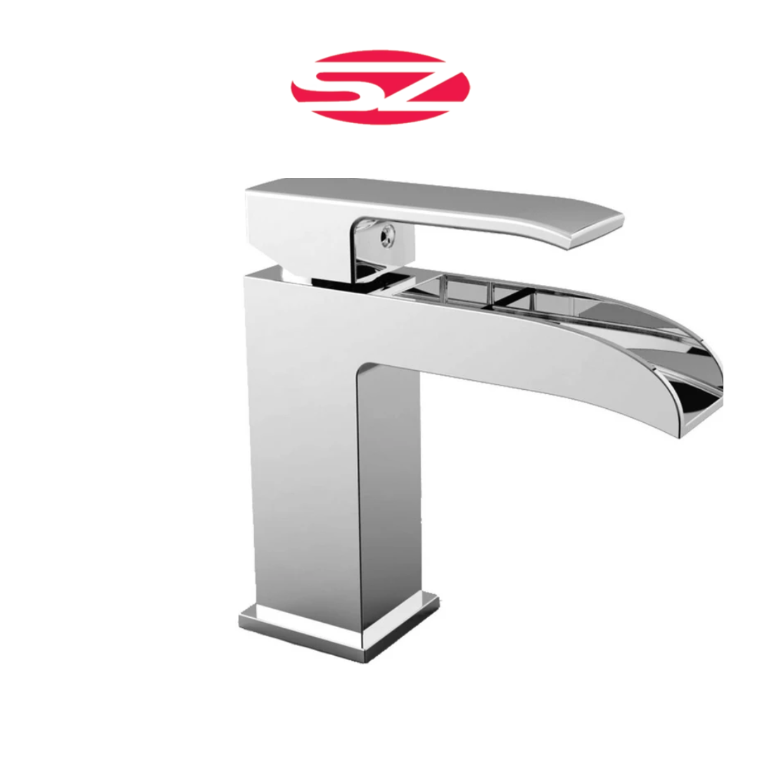 PAFFONI Rubinetto Miscelatore Lavabo Cascata Cromato Serie Level LES065CR