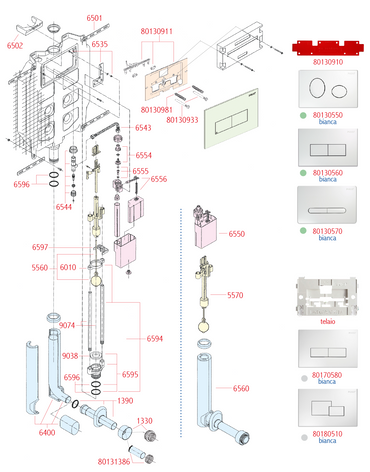 PUCCI Sportello Controplacca Eco 280x180 mm 80130911