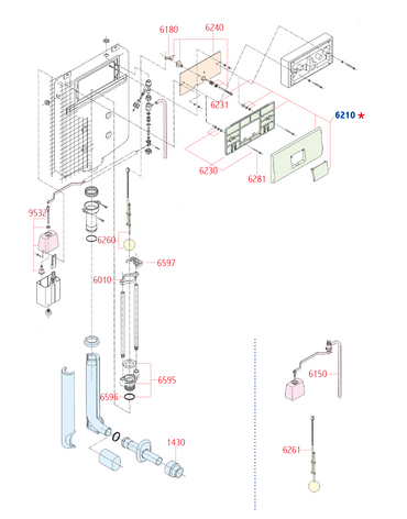PUCCI Telaio porta placca Sara con viti M5, distanziali, vite registro M8 80006230