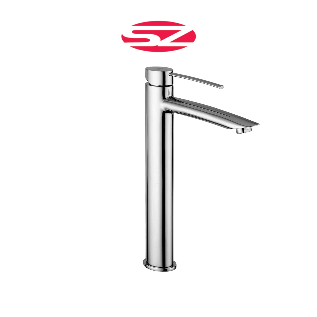 PAFFONI Rubinetto Miscelatore Lavabo Prolungato Cromato con Scarico Clic-Clac Serie Berry BR081KCR