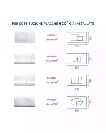PUCCI Placca Eco Cromo 80005412 (FUORI PRODUZIONE)