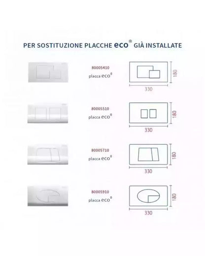 PUCCI Placca Eco Cromo 80005412 (FUORI PRODUZIONE)